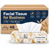 Professional Facial Tissues, 48 Boxes, 125 Tissues per Box