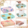 Taobary 24 Packs Flower Small Tissue Cube Box for Car 2 Ply 960 Sheets