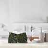 PaJiaNi Dark Green Botanical Tissue Box Cover Rectangle for Office Decor