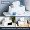 YouCopia The Ledge Tissue Holder, Rectangular, Box Cover with Storage for Phones, Jewelry, Makeup and Accessories for Night Stand, Desk and Bathroom Organization