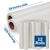 McKesson Medical Exam Table Paper Rolls, Spa, 18 in x 225 ft, 12 Rolls