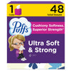 Puffs Facial Tissues Ultra Soft, 1 Cube Box, 48 Facial Tissues per Box, Allergies and Colds (Packaging May Vary)