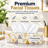 Professional Facial Tissues, 48 Boxes, 125 Tissues per Box
