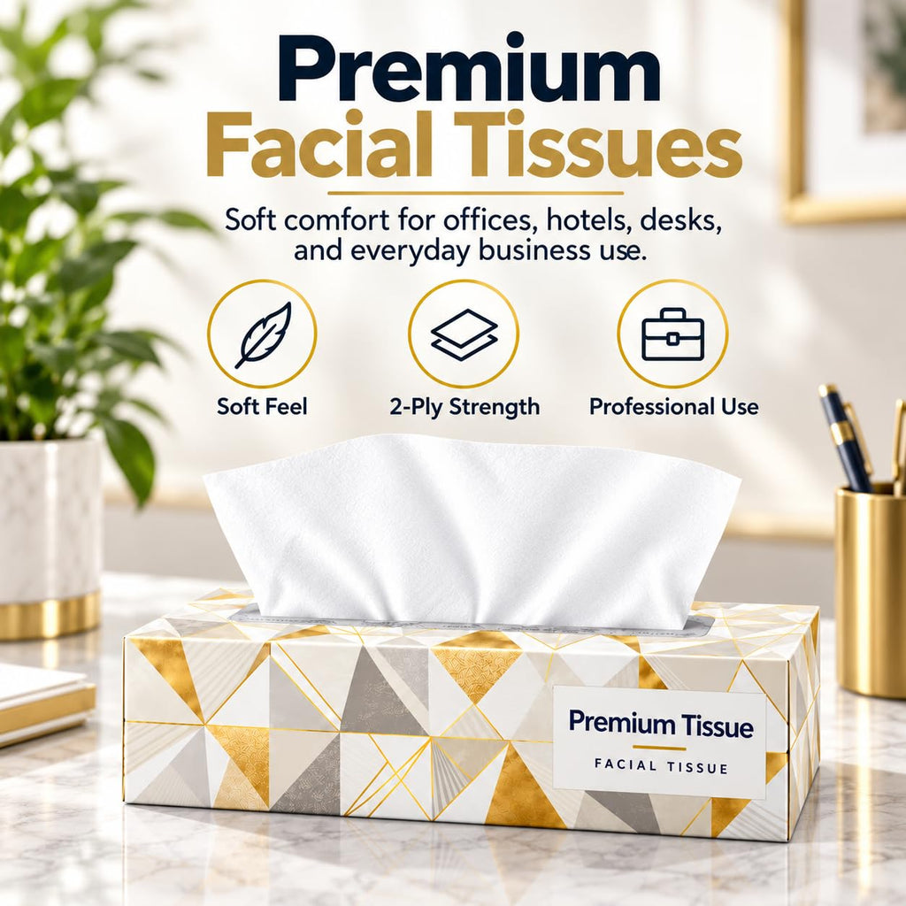 Professional Facial Tissues, 48 Boxes, 125 Tissues per Box