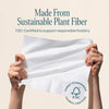 Cliganic Face Towels XL, Disposable Makeup Remover, Soft Dry Wipes, 300 ct