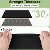 misaya 6 Packs Plastic Table Cloth Black Disposable Tablecloth
