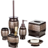 Dublin Brown Square Resin Tissue Box Cover