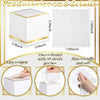 Fourluoo 12 Pack Facial Tissues Cube Boxes Face Box 600 Sheets 3 ply Soft Paper Square Tissues Bulk for Car Pocket Toilet Household Bedroom Family(White)