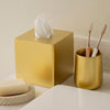 Yew Design Gold Square Tissue Box Cover