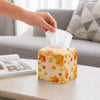 Minimalism Fall Autumn Tissue Box Square, Maple Leaves Tissue Box for Thanksgiving.
