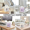 EmbroideryLinen.VN Square Tissue Box Cover Cute Set of 2, Four Birds