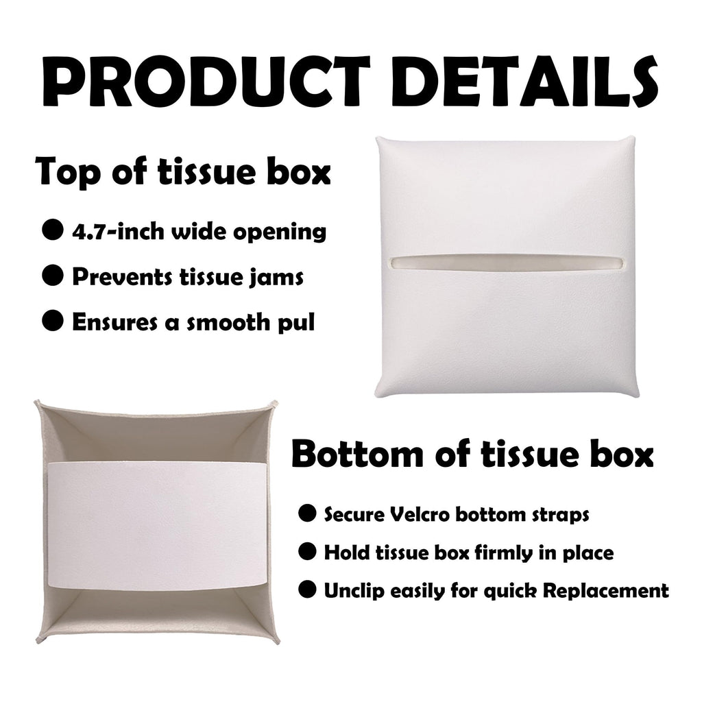 Christmas Tissue Box Square, Merry Christmas Decorations for Home Office.