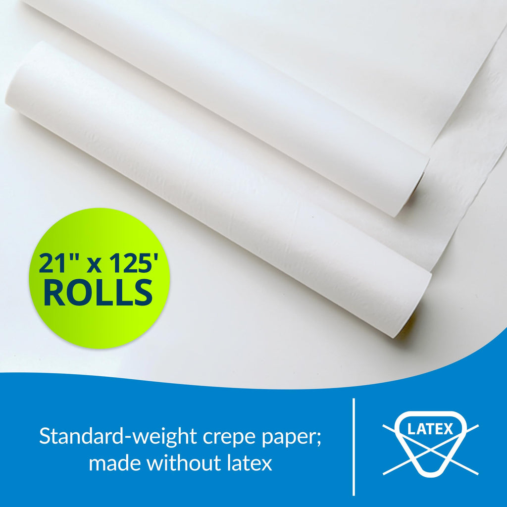 TIDI 617 Avalon Exam Table Paper, Crepe, 21 in x 125 ft, 12 Count
