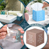 Fourluoo 12 Pack Bible Verse Facial Cube Tissues Boxes 600 Sheets 3 Ply
