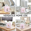 Square Tissue Box Cover Cute Set of 2, Rose & Bird of Paradise