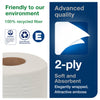 Tork Advanced Toilet Paper Roll, 80 rolls x 500 sheets, 2461200