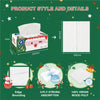 Vinda 3-Ply Ultra Care Facial Tissues, Cute Edition, Festive Holiday Boxes, 130 Tissues/Box, 8 Flat Boxes, Ultra Soft & Gentle for Sensitive Skin, Ideal for Home, Office, or Holiday Gifts