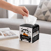 Halloween Tissue Box Cover Square, Ghost Pumpkin Tissue Box for Halloween.