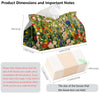 PaJiaNi Green Wildflower Tissue Box Cover Rectangle for Office Desk Decor