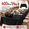 Plastic Table Cover, Extra-long Table Cloth Disposable Roll 54 In x 400 Ft
