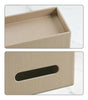 MEIBOOCH Plus Size Tissue Box Cover, Rectangle Tissue Box Organizer, Wood