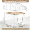 SPOSPO 2 in 1 Disposable Facial Towel Holder and Cosmetic Organizer