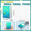 Therwen 100 Pack Pocket Tissues Travel Bulk 1000 Sheet, Artsy