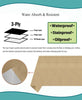 TheoZemica Kraft Paper Tablecloth for Rectangle Tables 4 Pcs, 54"×108", Waterproof Paper Tablecloths with Plastic Backing for 6-8ft Tables, 3-Ply Paper & Plastic Table Cloth Cover for Party Banquet