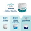 Angel Soft Professional Series by Georgia-Pacific PRO 2-Ply Embossed Toilet Paper, White, Individually Wrapped, 450 Sheets Per Roll, 80 Toilet Tissue Rolls Per Case, 16880
