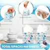 Lincia 12 Pack Facial Tissues Cube Boxes with 80 Sheets, Fresh Style