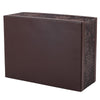 XNONE Tissue Box Cover Rectangle Retro Tissue Box Holder PU Leather Facial Tissues Organizer,Multifunctional Remote Control Stationery Storage Box,Home Office Supplies Car Napkin Caddy