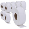 Genuine Joe Jumbo Roll Bath Tissue, 2-Ply, 3.25" x 650', Pack of 12