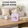 EmbroideryLinen.VN Square Tissue Box Cover Cute Set of 2, Giraffe