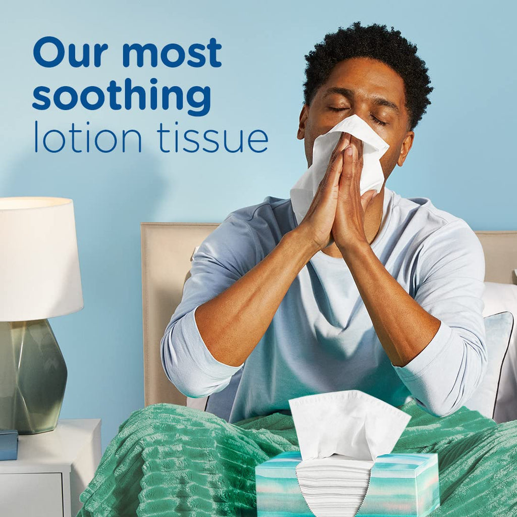 Puffs Cube Plus Facial Tissues, 1 box, 56 ct