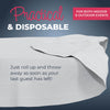 HOUZZKINGZ USA Paper Tablecloths for Round Tables | 82" - 10 Pack | White Paper & Plastic Disposable Table Cloths