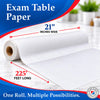 Henry Schein Exam Table Paper, 21" x 225', Smooth, Multi-Purpose, 12 Rolls