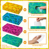 Yinder 12 Packs Soft Facial Tissue Boxes for Classroom, Abstract Geometry