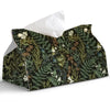 PaJiaNi Dark Green Botanical Tissue Box Cover Rectangle for Office Decor