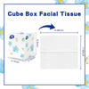 Vinda Ultra Care 3-Ply Facial Tissues, Large 8.26" x 7.48" Sheets, 82 Tissues per Cube, 8 Cube Boxes (656 Tissues Total), Soft & Strong for Home, Office, and Car