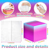 Fourluoo 12 Pack Facial Tissues Cube Boxes Face Box 600 Sheets 3 Ply Soft Paper Square Tissues Bulk for Car Pocket Toilet Household Bedroom Family(Gradient Color)