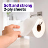 Amazon Basics Soft and Strong 2-Ply Toilet Paper, 18 Ultra Rolls = 72 Regular Rolls, Unscented, 340 Sheet (3 Packs of 6), Packaging May Vary