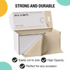 Exquisite Party Solids 54 Inch X 300 Feet Ivory Plastic Table Cover Roll in A Cut - to - Size Box with Convenient Slide Cutter. Cuts Up to 36 Rectangle 8 Feet Plastic Disposable Tablecloths