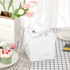 Sumnacon Square Tissue Box Cover with Magnetic Bottom, PU Tissue Box Holder