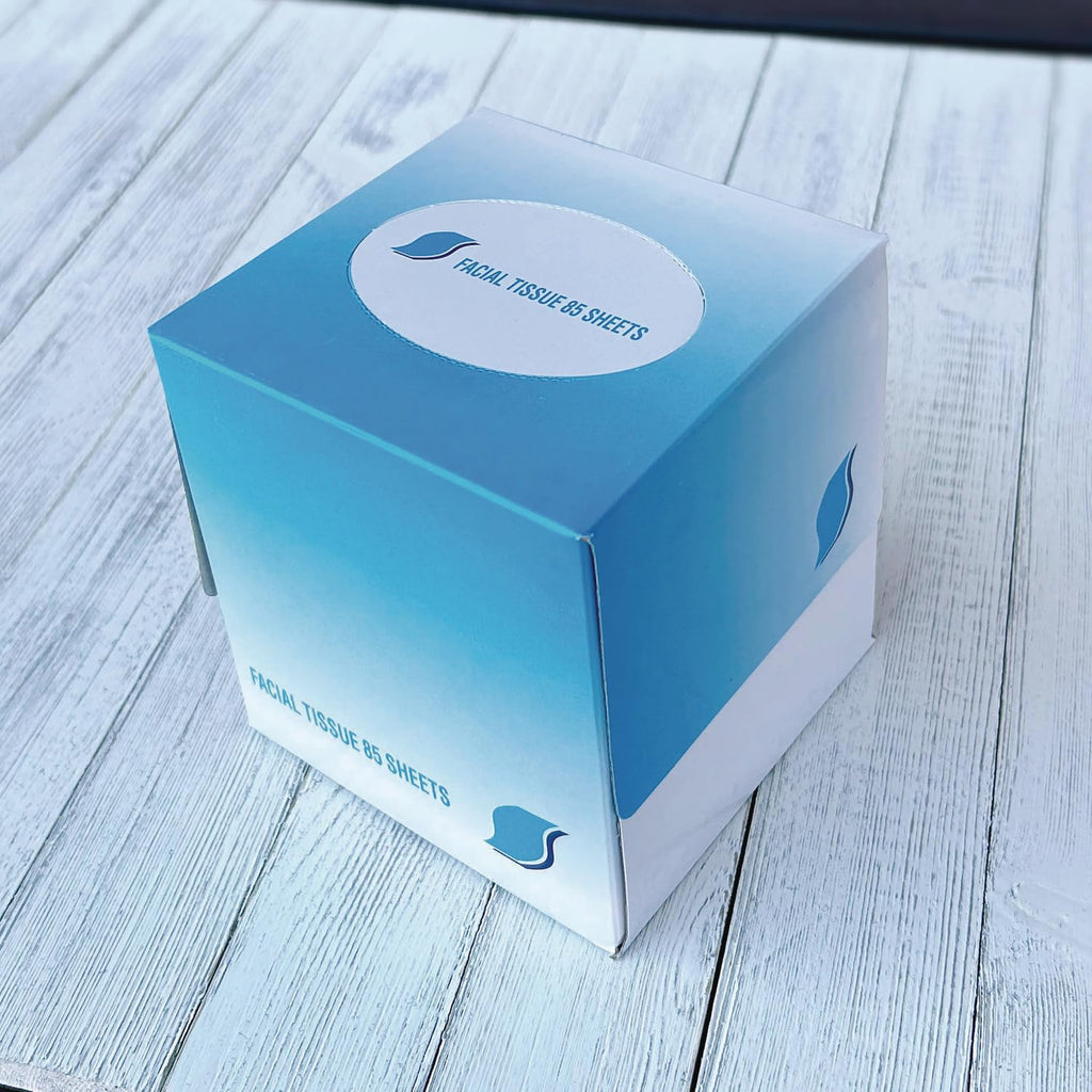 GEN 852D Facial Tissue Cube Box, 2-Ply, White, 85 Sheets/Box, 85 per Box (Case of 36 Boxes)
