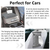 kakaforsa Toilet Paper Holder Reusable Tissue Holder Travel Tissue Holder Wall Hanging Tissue Box Cover Toilet Paper Storage Rectangle Napkin Holder Cloth Tissue Box for Car Office Desk, Gray