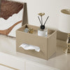 MEIBOOCH Plus Size Tissue Box Cover, Rectangle Tissue Box Organizer, Wood