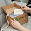 CLOVER Car Tissue Cylinder Box Set with Lids, 4 Tubes Lotion Tissues