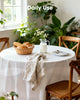 Pureegg Plastic Table Cloth Disposable 84" White 3Pack