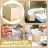 Fourluoo 12 Pack Facial Tissues Cube Boxes Face Box 600 Sheets 3 ply Soft Paper Square Tissues Bulk for Car Pocket Toilet Household Bedroom Family(Light Brown)