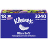 Kleenex Ultra Soft Facial Tissues, 18 Flat Boxes, 180 Tissues per Box